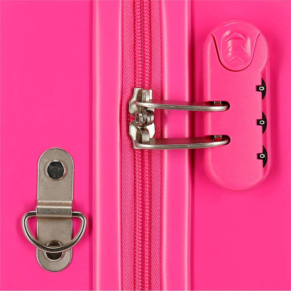 Disney Minnie Minnie Golden Days Maleta Infantil Rosa 50x38x20 cms Rígida ABS Cierre de combinación Lateral 38 1,8 kgs 4 Ruedas Equipaje de Mano