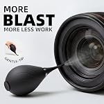 Llano 5-in-1 Kit de nettoyage d'objectifs pour caméra avec stylo de nettoyage, Air Blower, Nano-fibre de nettoyage, Lens Cleaner Wipes, Kit de nettoyage multifonctionnel pour ordinateur MacBook iPhone caméra