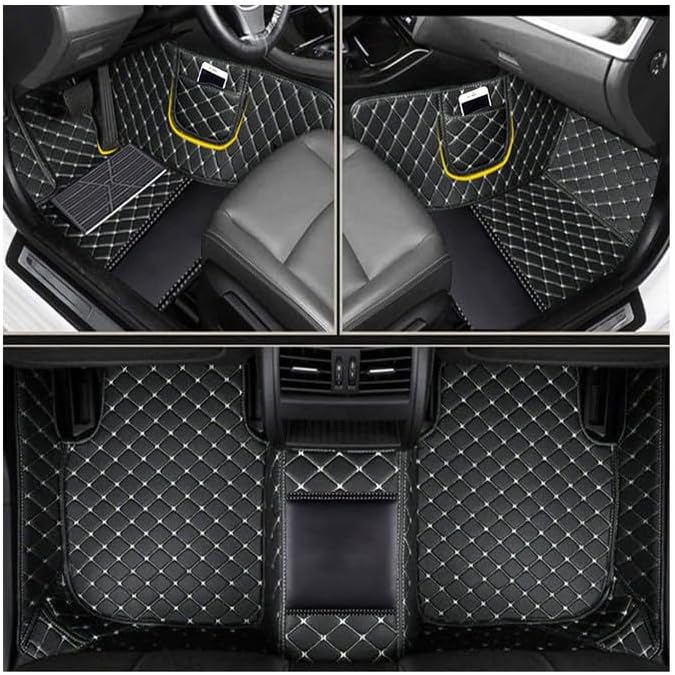Car Mats Full Set for Maserati 2000-2025 with Logo/Pic - Ghibli, Levante, Quattroporte, GranTurismo, GranCabrio, Grecale, MC20 -Full Coverage, with Storage Bag - All-Weather Protection, Custom Fit