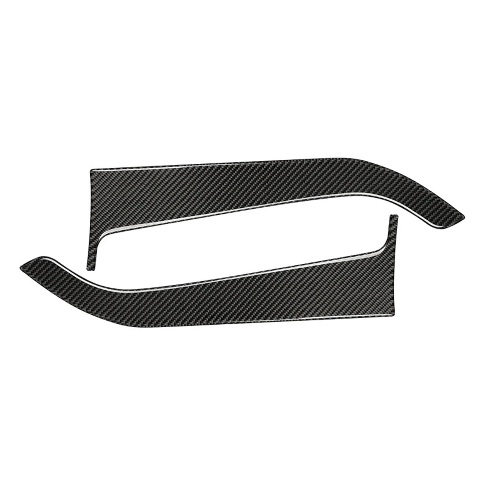 THXZINGLWG Compatible for Mustang GT 2015-2021 Car Accessories Carbon Fiber Interior Car Front Door Panel Trim Stickers Decals Decoration Cover(TYPE5)