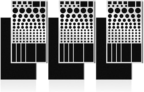 Miniatura 12 de FLANCCI Adhesivos de bloqueo de luz LED, calcomanías de atenuación de luz, (2 hojas), hojas de atenuación (2 hojas 80%)