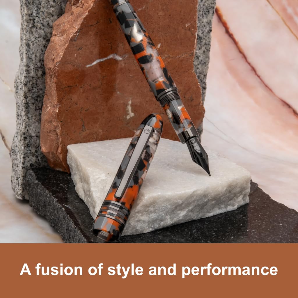 Amazon | MONTEVERDE USA Mountains of the World 万年筆 (オレンジ