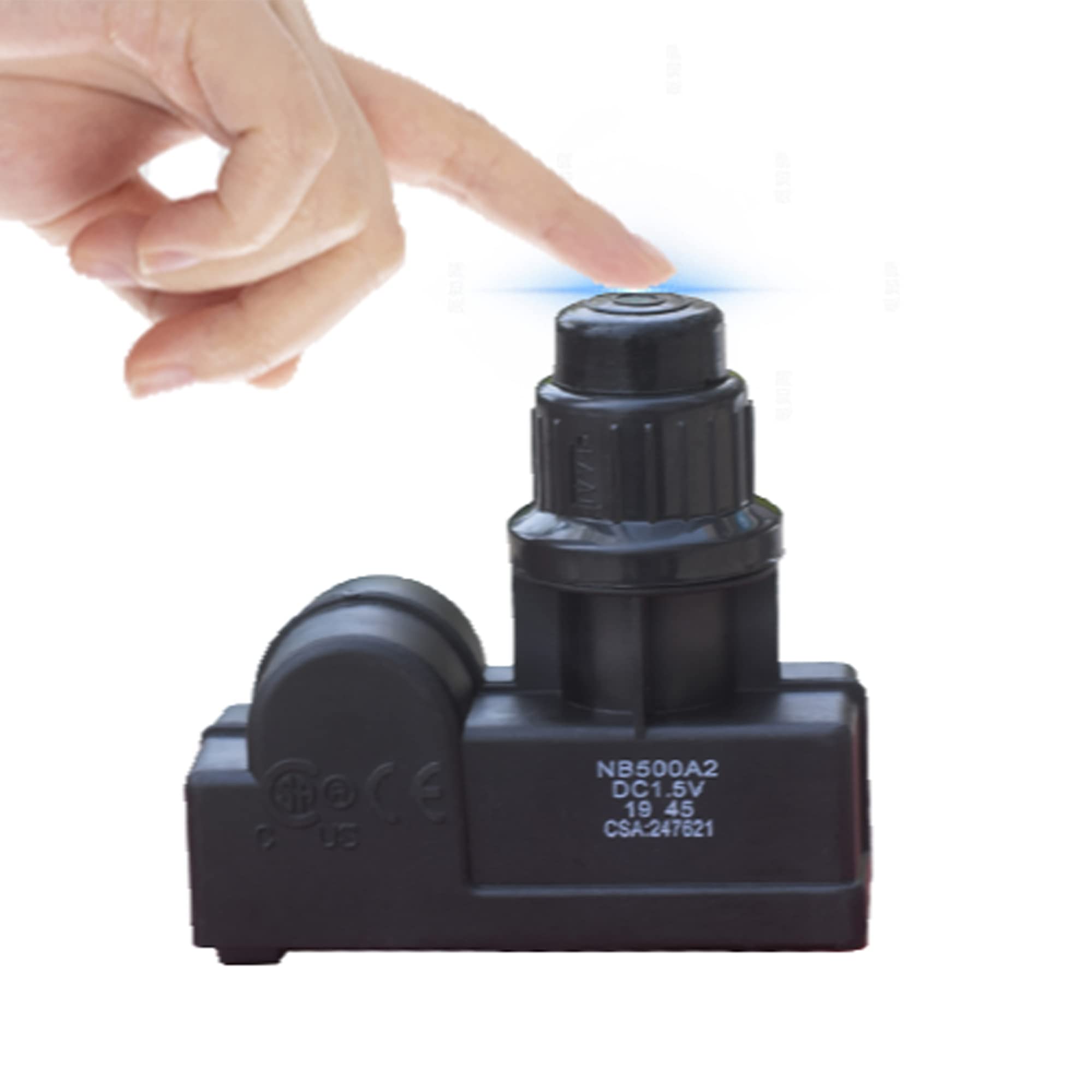 Buy Techomey 3Outlets Igniter, Piezo Ignitor for BBQ Replacement, AA