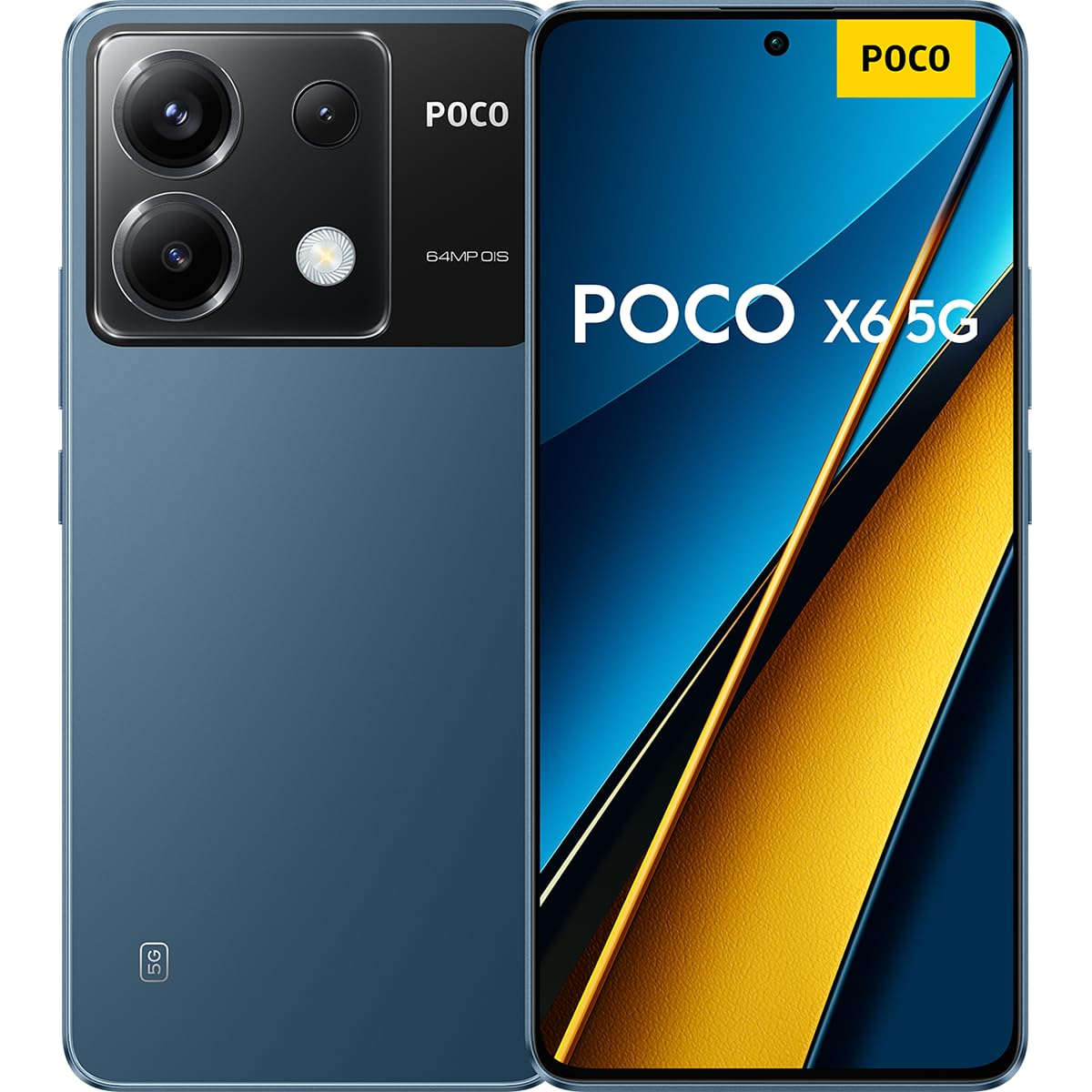 POCO X6 5G - Smartphone 8+256GB, Schermo Amoled 6.67 120HZ 1.5K, Snapdragon 7s Gen 2, Tripla fotocamera fino a 64 MP, 5100mAh, Grayish Blue (Versione IT) POCO X6 Blu (Grayish Blue) 8+256 GB