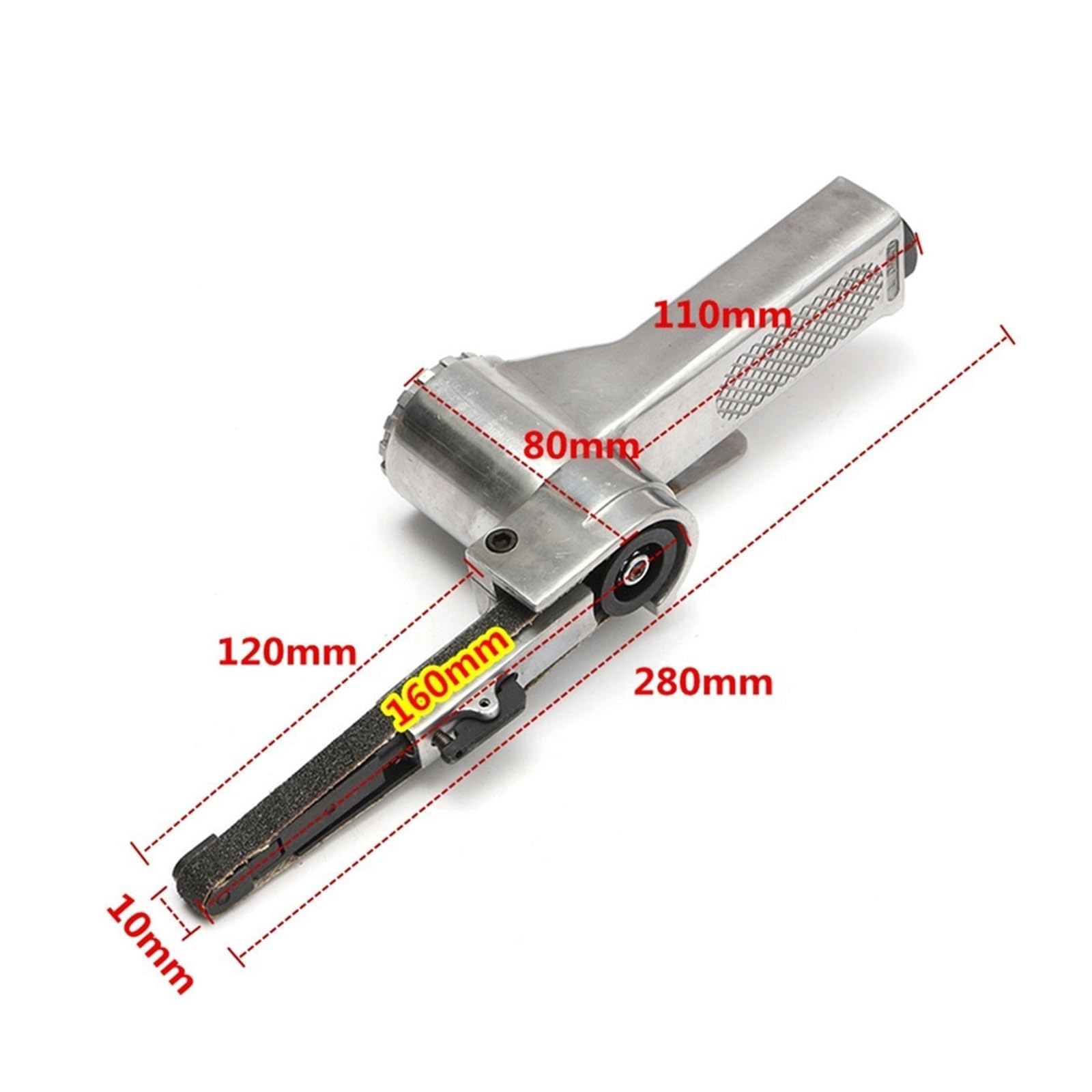 Szlifierka kątowa Szlifierka taśmowa Mini szlifierka Adapter taśmy szlifierskiej Szlifierka taśmowa Głowica taśmy szlifierskiej do 115 mm 4,5" i 125 mm 5" Do użytku domowego(10mm Belt Sander)