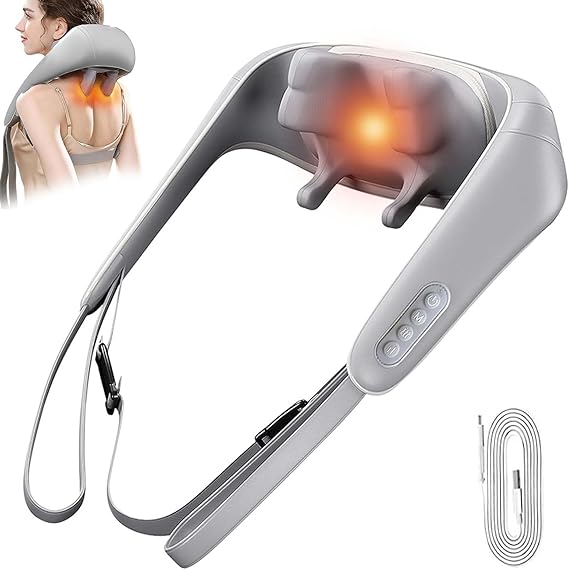 Massagers for Neck and Shoulder with Heat, Goletsure Massagers, Shiatsu
