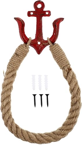 HOMSFOU 1 rollo de anclaje para colgar papel para decoración del hogar, estantes de almacenamiento, soporte para toallas de papel, soporte para