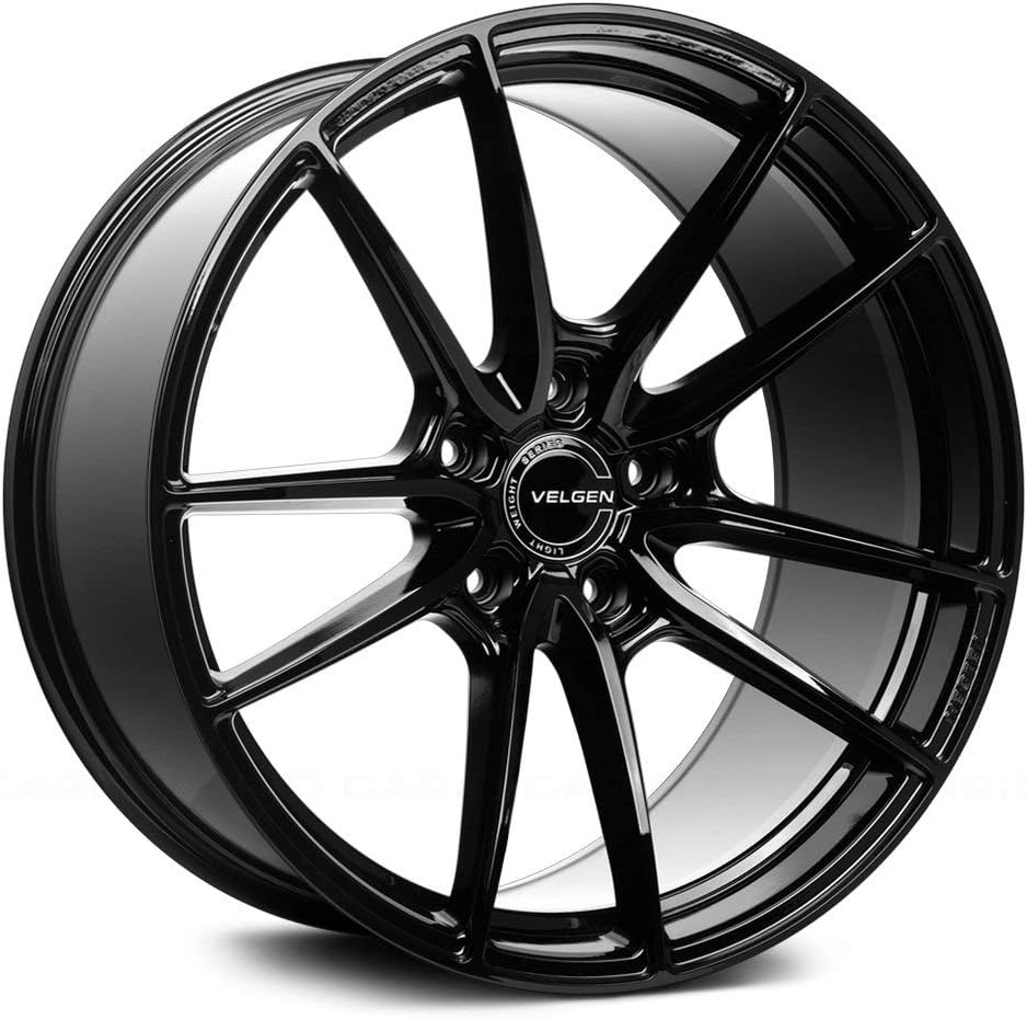 Velgen VF5 Custom Wheel - 20x9.5, 32 Offset, 5x114.3 Bolt Pattern, 73.1mm Hub - Gloss Black Rim