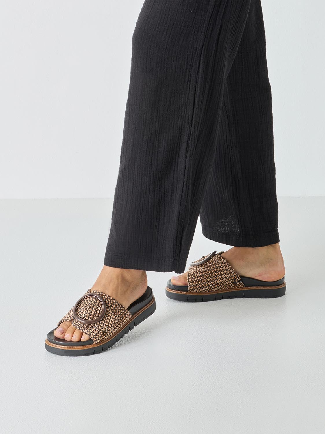 Tamaris Tamaris Comfort Damen Mule Flat Multiadjustable PlataformaMujer