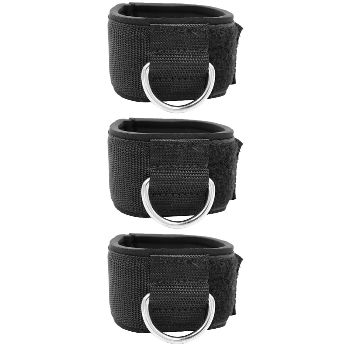 SUPVOX 3 Pairs Ankle Brace for Sports Ankle Straps for Stretching Ankle Protection Belt Ankle Supports for Weak Ankles Fitness Ankle Protector Ankle Protection for Gym Black