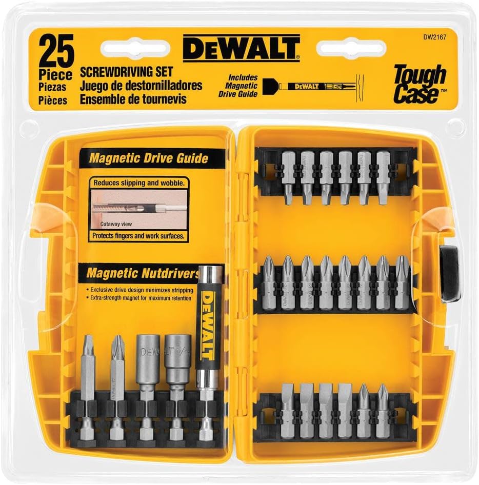 DEWALT DW2167 Screwdriving Set 25-Pieces