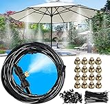 Hylaea Misting Cooling System, Patio Misting System 40 Feet, 1/4'' Mist System for Outside Patio,...