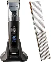 Maquina de Tosa Profissional Pet Sem Fio A11s PrecisionEdge 4 Pentes Bivolt com Pente 19cm