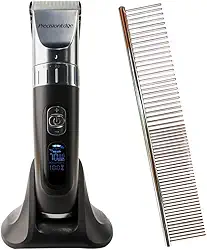 Maquina de Tosa Profissional Pet Sem Fio A11s PrecisionEdge 4 Pentes Bivolt com Pente 19cm