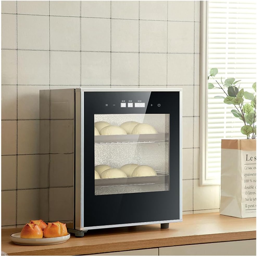 Electric Dough Proofer Machine,40L Home Bread Proofing Box with Adjustable Temperature,Timing And Humidity Control for Even Fermentation,Perfect for Home Use
