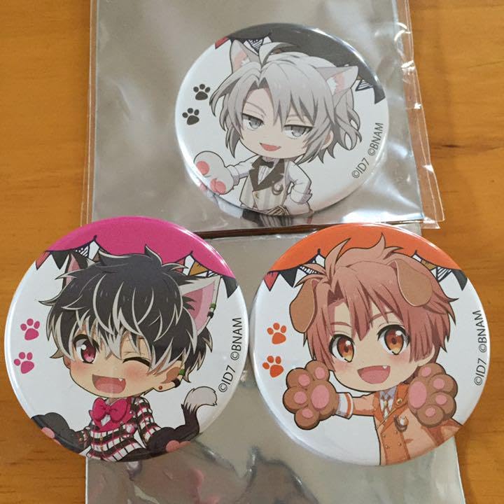 Amazon.co.jp: アイナナ 缶バッジ 44mm 3個セット 七瀬陸 百 八乙女楽