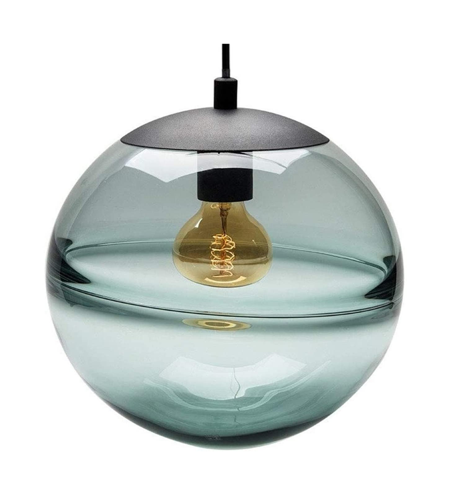 Beau jeu de plafond en verre et suspension en fer au design moderne haut de gamme