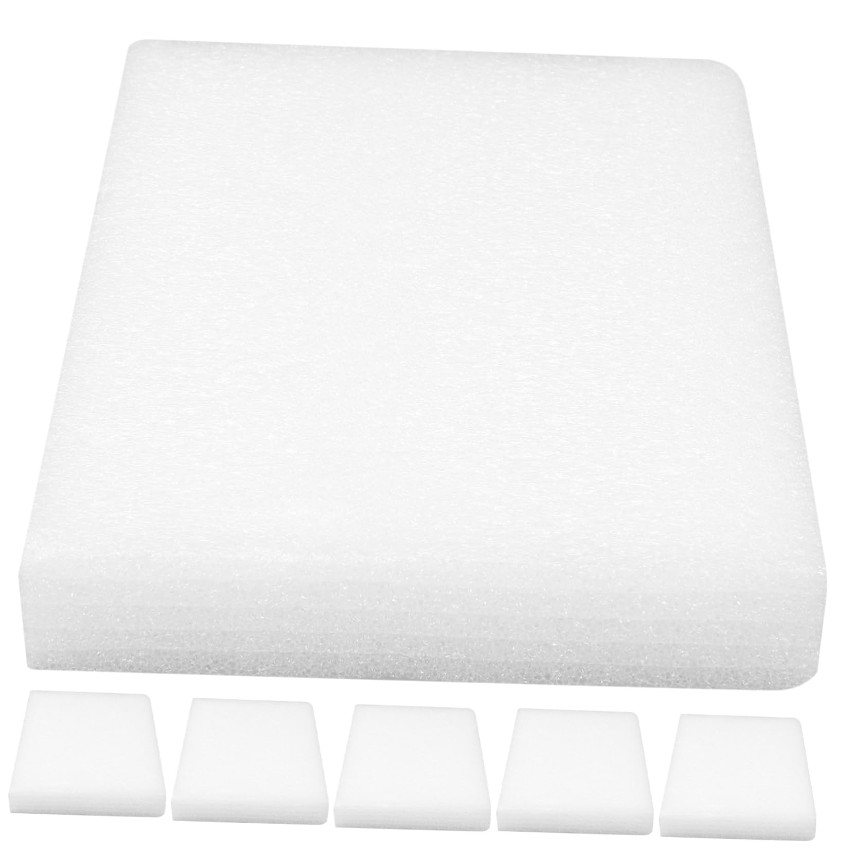 KALLORY 6pcs Wool Felt Craft Pad Mat Needle Felting Work Mat Foam Felting Pads DIY Craft Tools Large Square