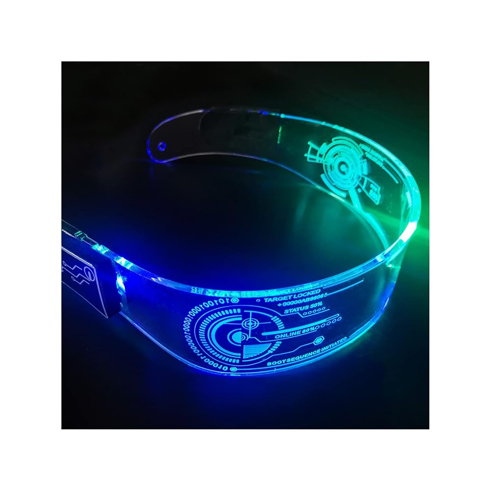 Amazon.com: Fency Light Up Rave Glasses, Bilaterally
