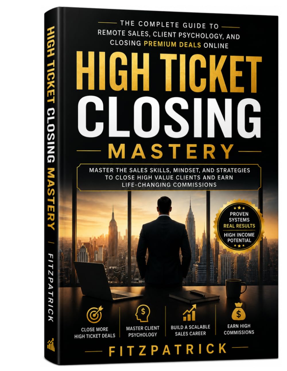 HIGH TICKET CLOSING MASTERY: How to Close Premium Clients and Build a Six-Figure Remote Sales Career