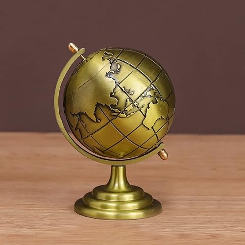Miniatura 5 de LIBOOI Globos vintage, globo de National Geographic Globe antiguo iluminado globo del mundo giratorio para adultos