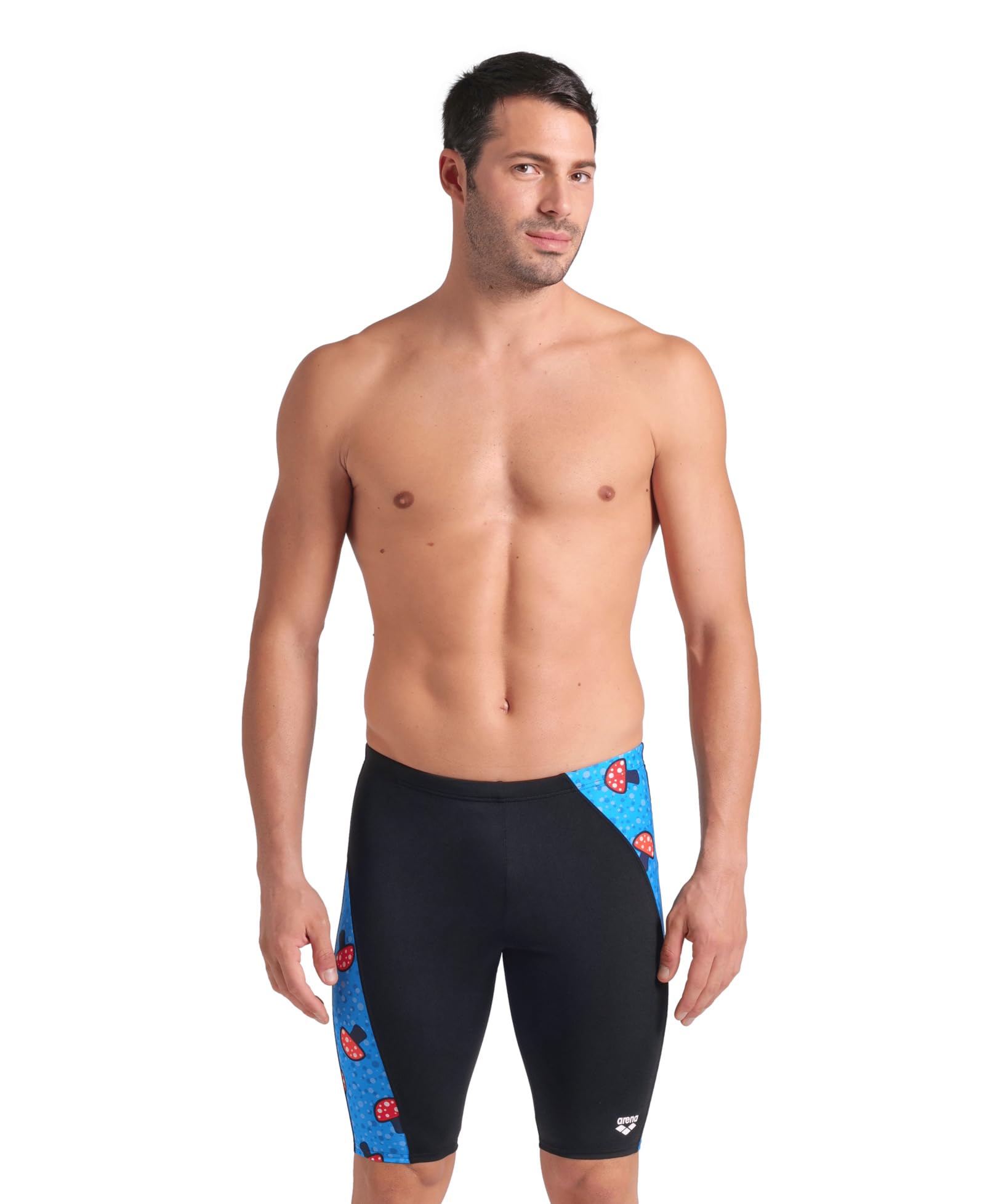 arena Performance Men's Funny Prints Collection Mushrooms Swim Jammer Swim Shorts Maillot de Bain Homme (Lot de 1)