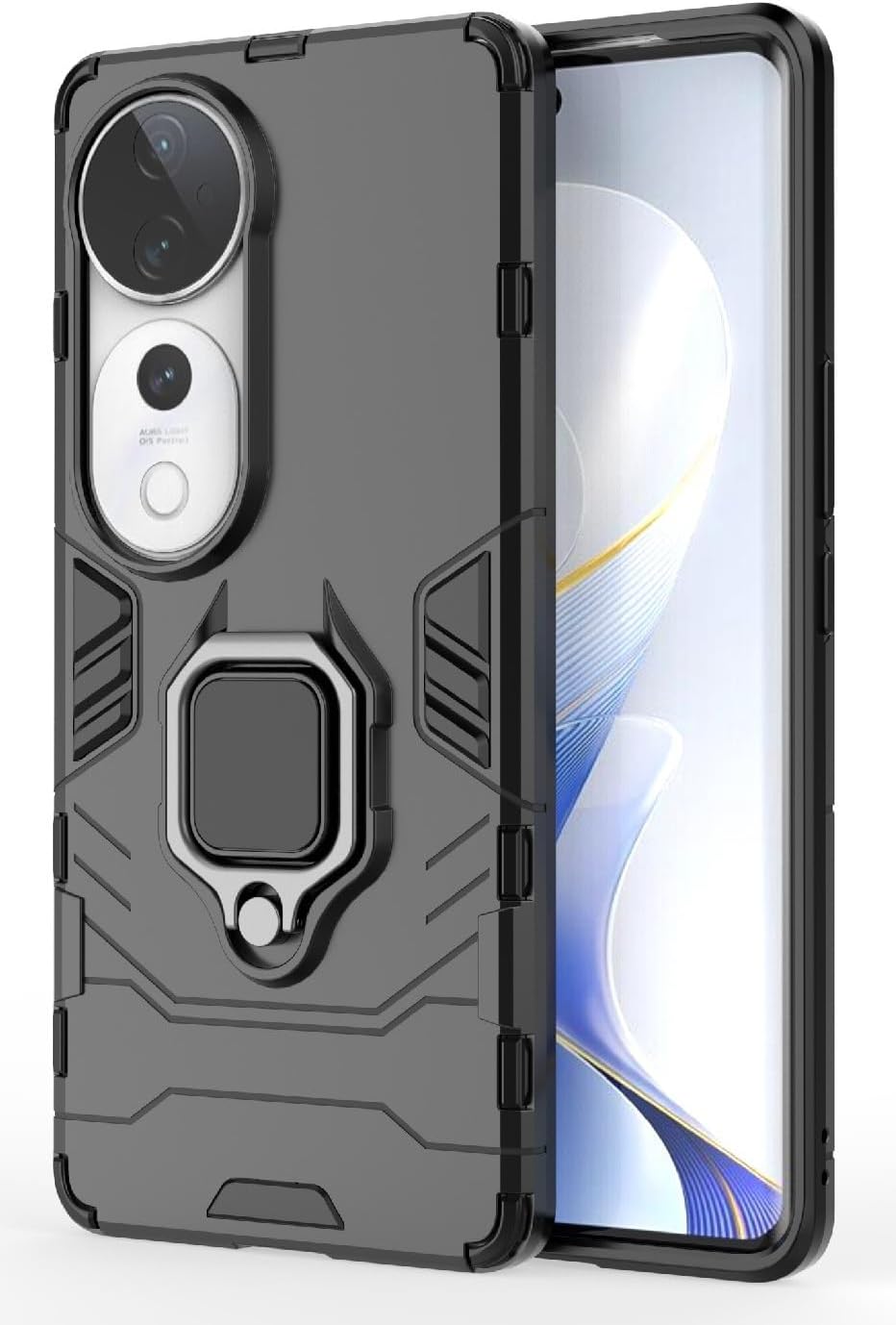 SPAZY CASE Vivo V40 V40 Pro 5G T3 Ultra 5G Back Cover Dual Layer spazy-case-vivo-v40-v40-pro-5g-t3-ultra-5g-back-cover-dual-layer
