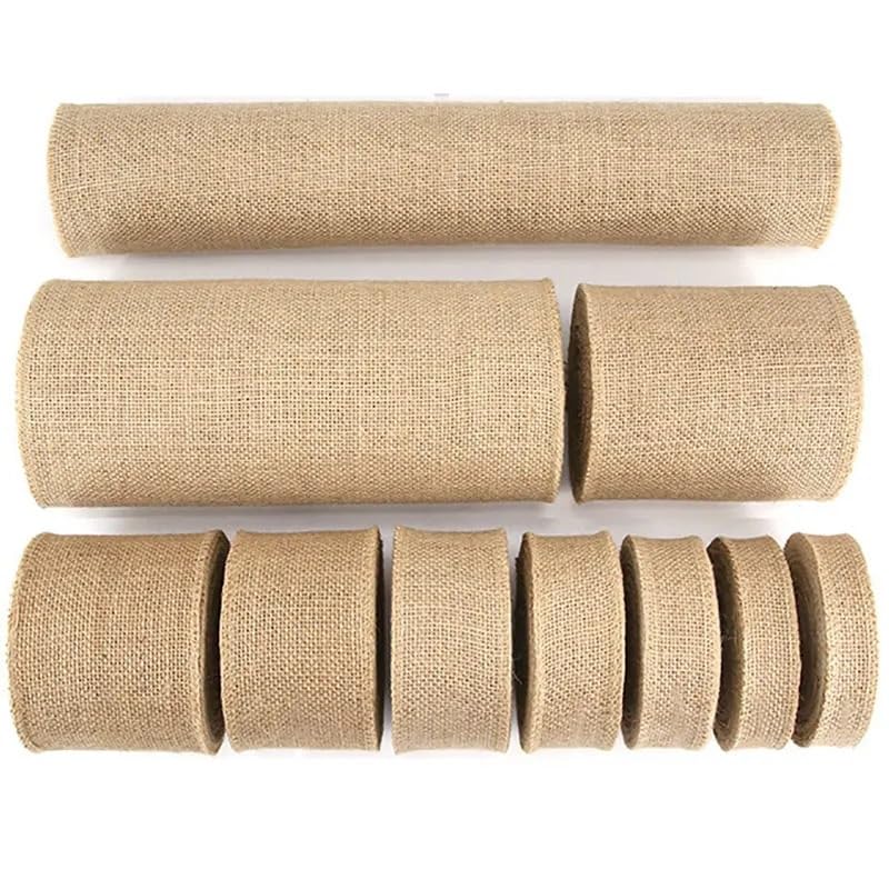 wstążka jutowa, Wstążki jutowe, rolka juty 10 metrów, szerokość 2-48cm(20cm)