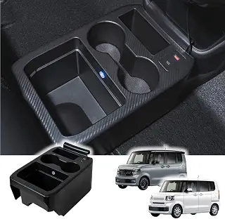 クラフトワークス 新型 N-BOX N-BOXカスタム JF5 JF6 専用 コンソールボックス LED ABS 樹脂 簡単 センター コンソール | エヌボックス CRAFT WORKS