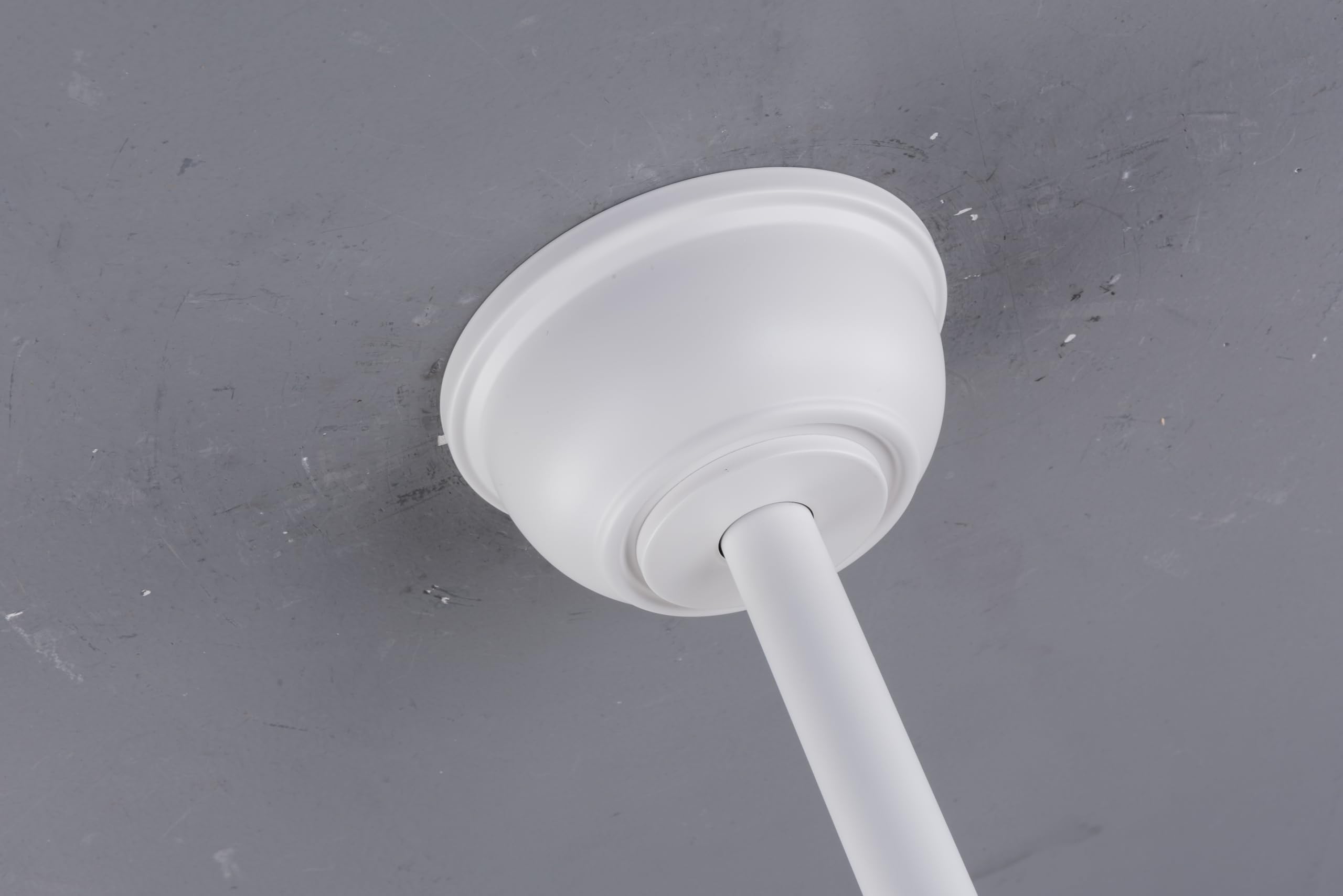 Homgoday Ventilador de Techo Moderno sin luz, 60 Pulgadas, Motor DC silencioso Reversible, Control Remoto con Temporizador, para Interior y Exterior, Dormitorio, Sala de Estar, Patio