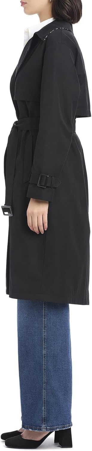 kate spade new york womens Classic Double Breasted Trench Coat - Image 6