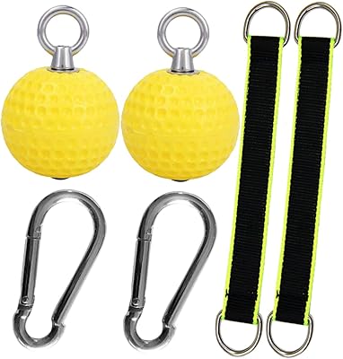 CORHAD 1 Set Grip Training Ball Up Handles Grip Rock Climbing Training Cannonball Bulgarian Bag Pull-up Trainer Home Pull-up Exercise Balls Gym Hand Grips Tester Finger Force Pu Fitness