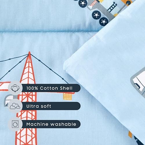 Miniatura 5 de Wake In Cloud - Tapete para siesta con almohada extraíble para niños y niñas, guardería, preescolar, saco de dormir, saco de dormir, coches, grúas,