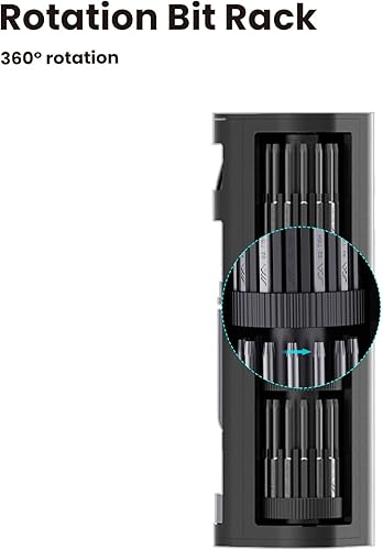 Miniatura 3 de JIMIHOME Juego de destornilladores de precisión de 56 piezas, incluye 42 puntas, kit de destornilladores con funda de transporte de acero aleado,