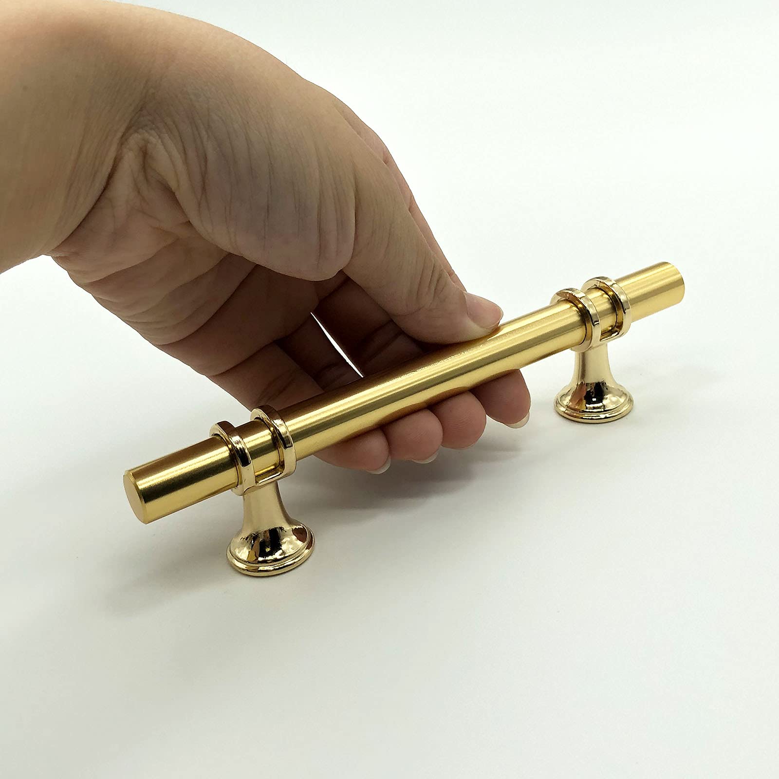 Bitray Lot De 5 Poignées De Placard En Bambou En