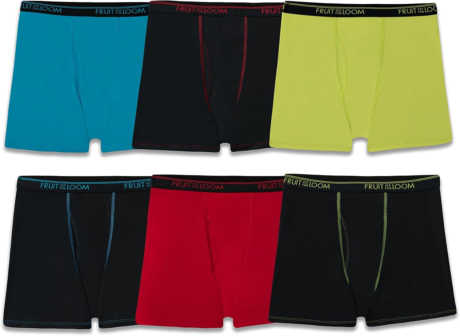 Fruit of the Loom Boys' 360 Stretch Boxer Briefs