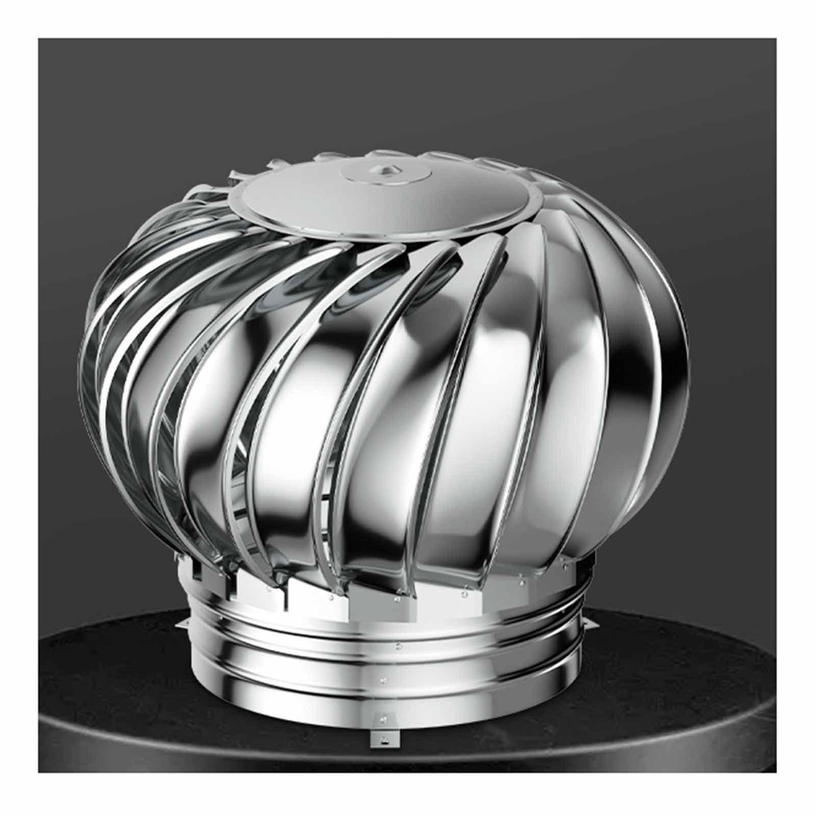 Cappello per camino,Comignolo,camino sfiato copertura Outside, Comignolo cappello,acciaio inox 304 Cowl uccello Guard Spinner，Rotat Comignolo cappello, per Houses Factory Attic fattoria,acciaio inox