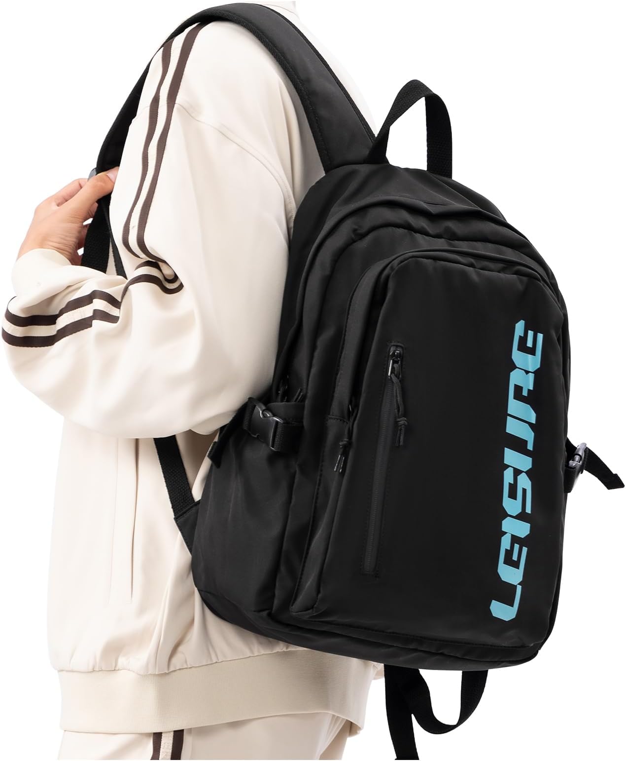 Black Backpack for Women, Waterproof College Lightweight Small Carry on Travel Backpack Rucksack Casual Daypack Laptop Backpacks For Women Men
