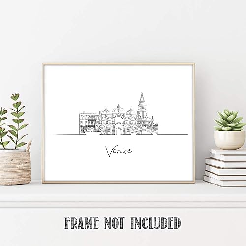 Vista 13 de TJ Originals - Barcelona, Madrid y España vistas de la ciudad, arte de pared ilustrado a mano, decoración de pared de sala de estar - Pósteres