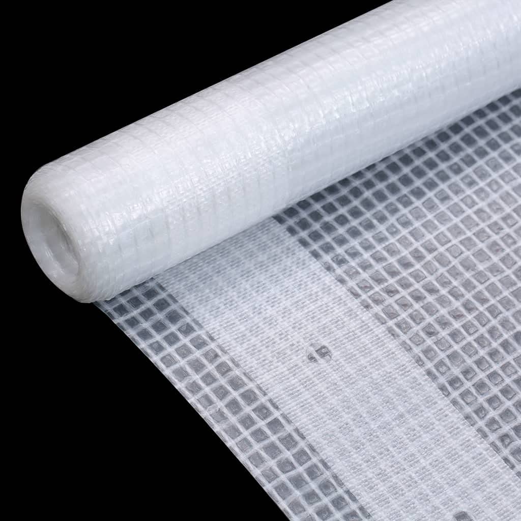 vidaXL Bâche Leno 260 g/m² 2 x 10 m Blanc
