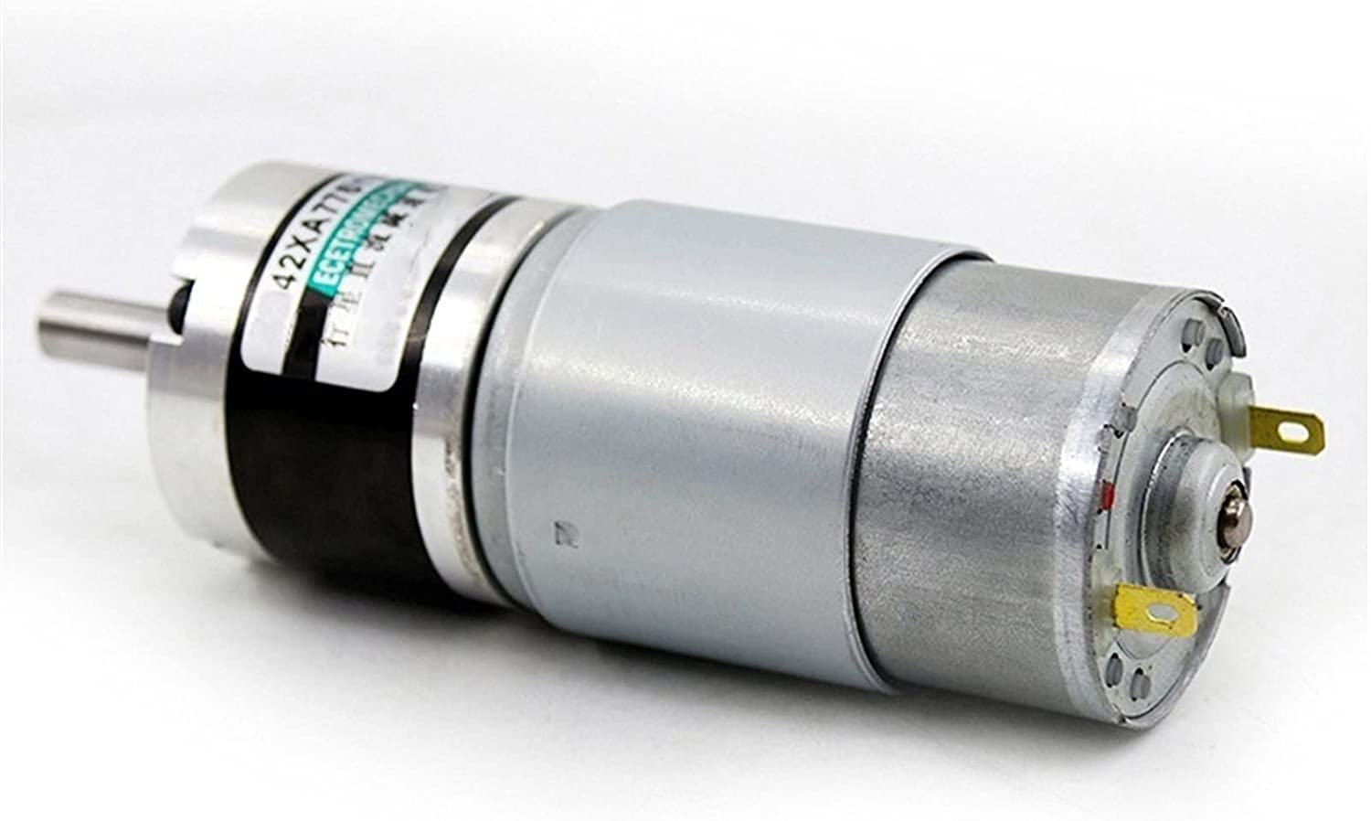 Petit moteur, moteur électrique, moteur d'entraînement, mini moteur, moteur à couple élevé 775, moteur réducteur 24 V CC, moteur planétaire 12 V, régulation de vitesse avant et arrière lente(12v,200rp