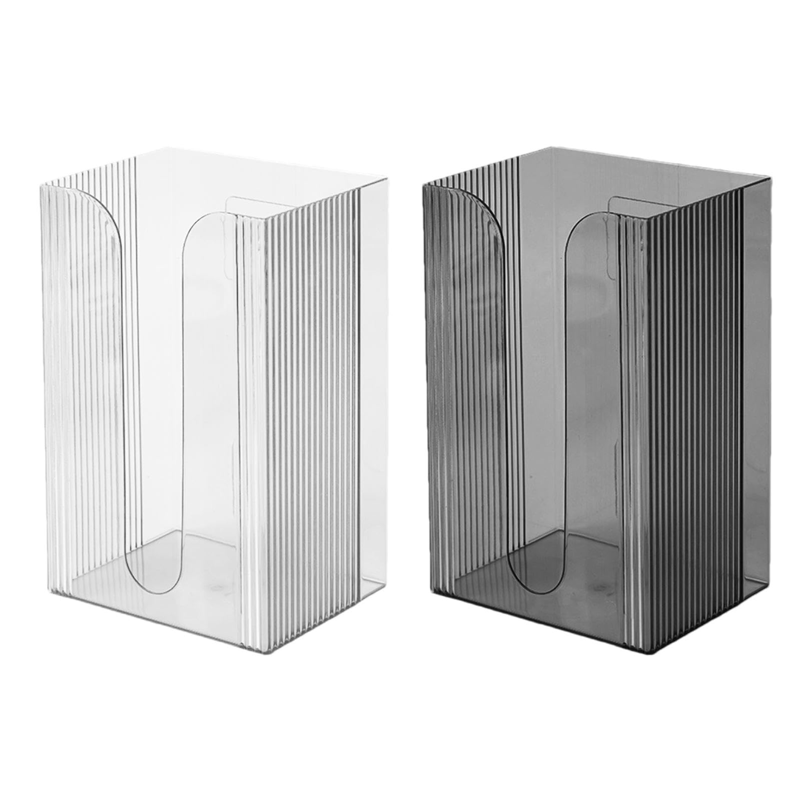 2 Wet Wipes Dispenser Box | Wall Mounted Kitchen Wipes Storage Box | No Punching Wipe Holder | Refillable Wall Hanging Tissue Holder For Kitchen Bedroom Bathroom