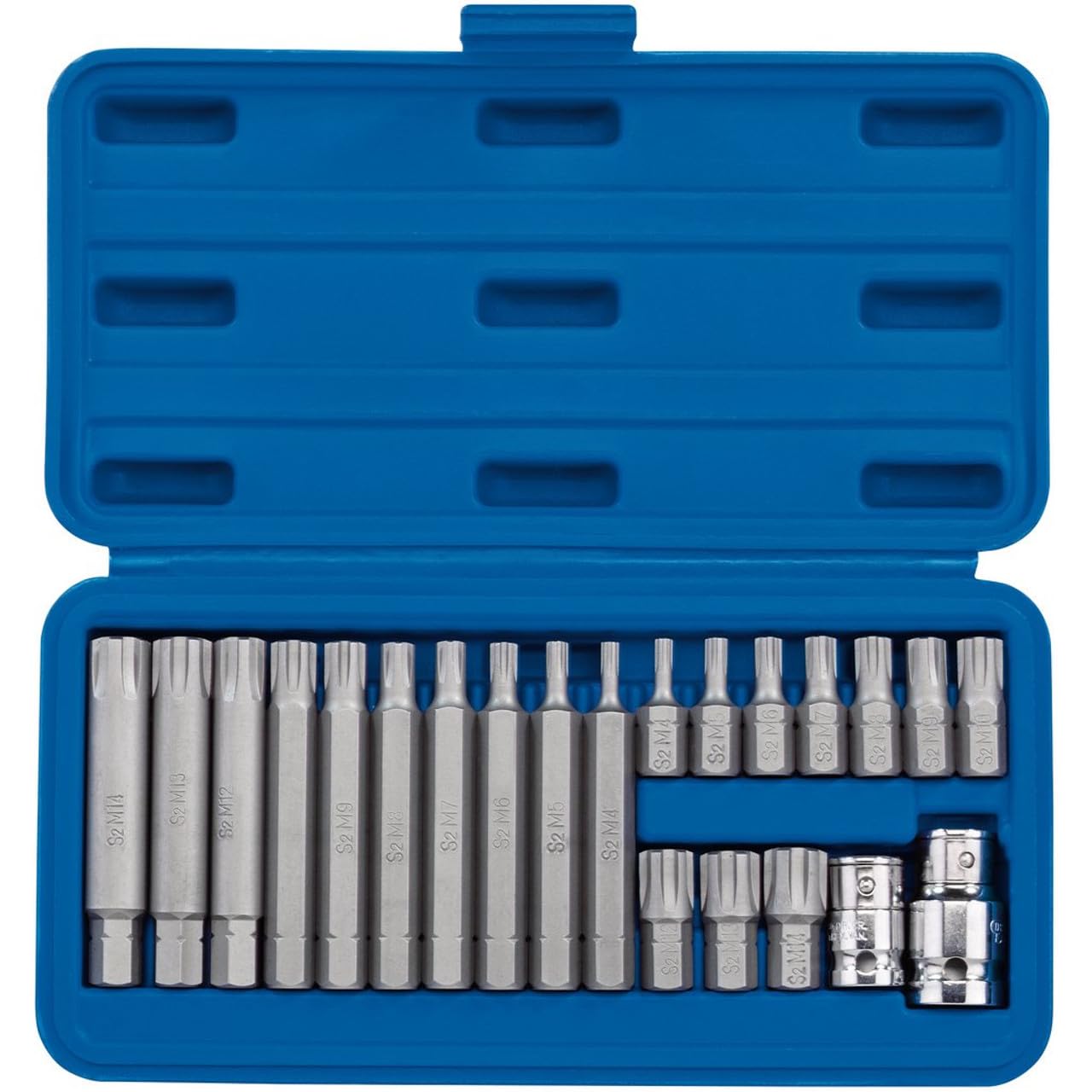 Draper 16347 - Set di chiavi a bussola e punta Ribe, 22 pezzi