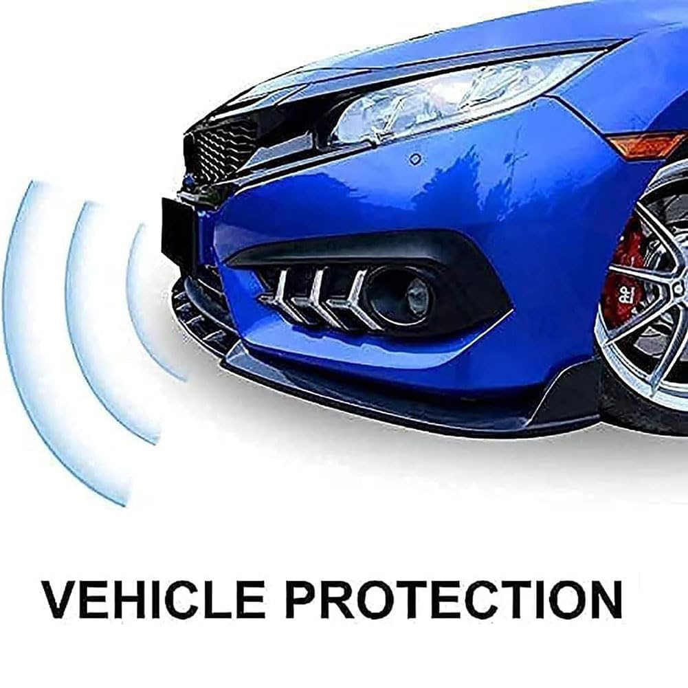 Coche Alerón Delantero para S-Eat Leon MK3.5 2017-2019, Frontal Spoiler Labio Difusor Separador Tuning Performance Accesorios,A/Gloss Black