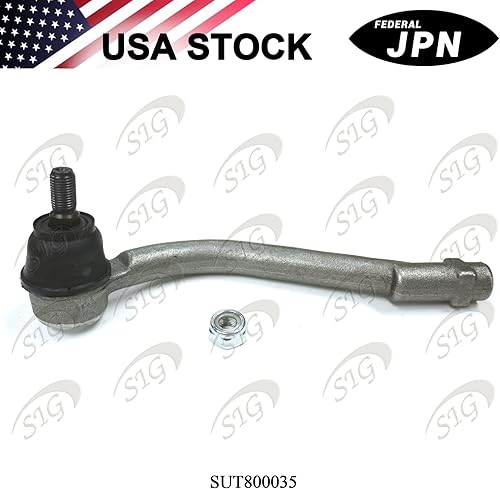 Miniatura 7 de Extremo de barra de acoplamiento exterior delantero izquierdo (lado del conductor) compatible con Hyundai & Kia modelo Santa Fe & Veracruz & Sorento