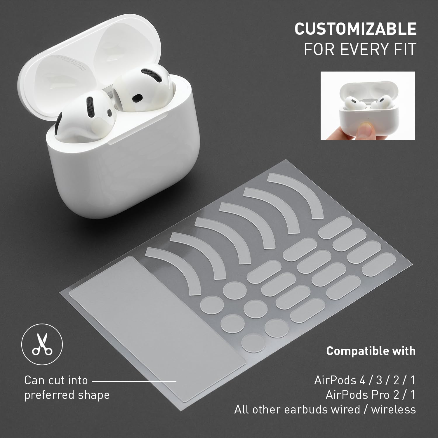 AirPods4 ANC オリジナルシール AirPods4 ANC オリジナルシール AirPods4 ANC オリジナルシール