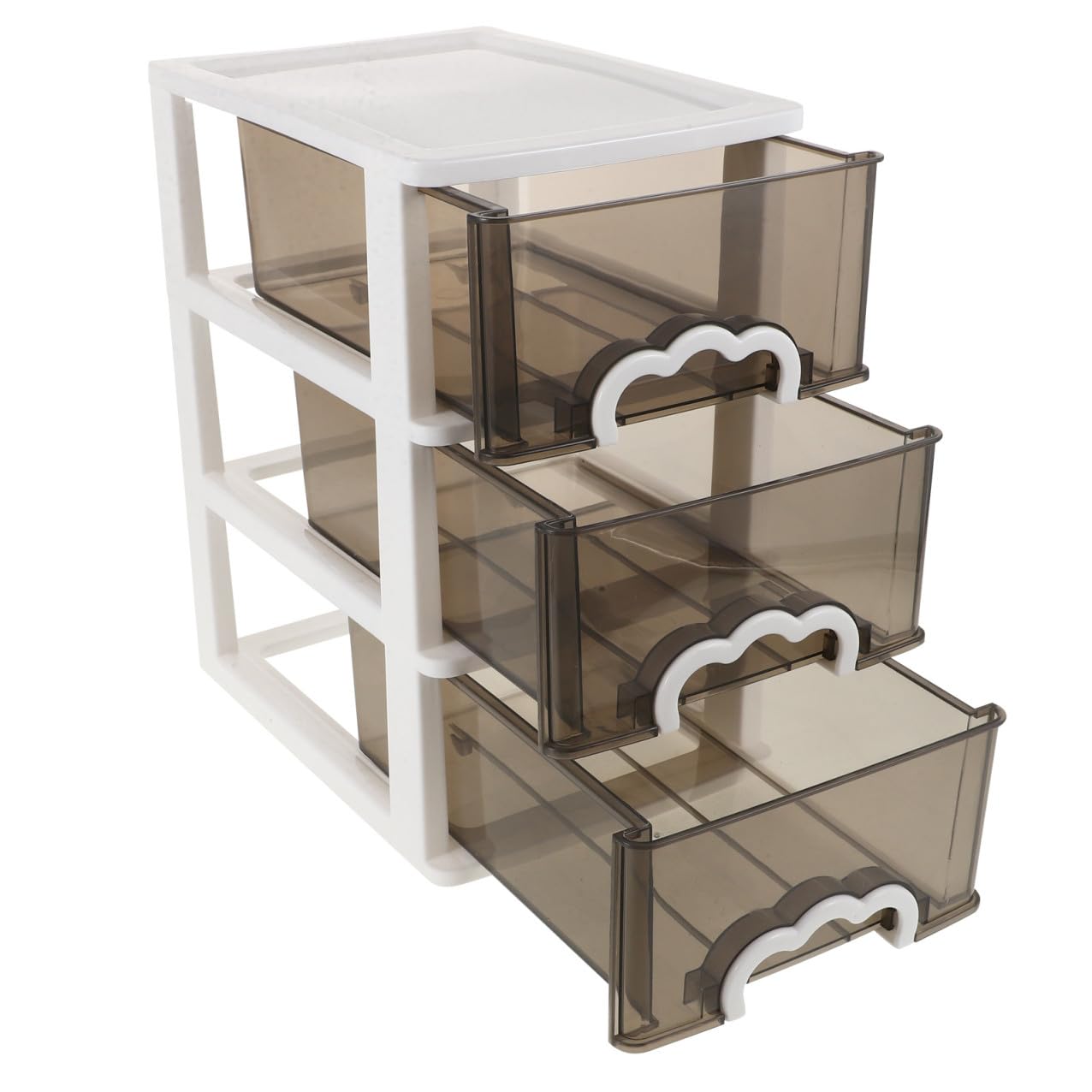 Gadpiparty Organizzatore Cosmetici Design Compatto e Portatile, per Piccoli Spazi e Toeletta in Plastica Scorrevoli