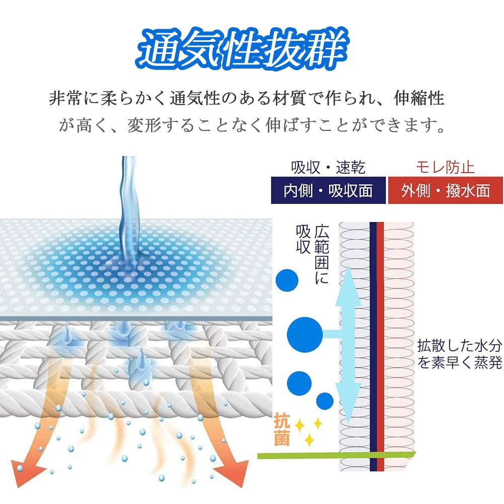 DURASIKO 失禁ズボン 尿漏れズボン 吸水 機能性 3層保護 綿素材 TPU超吸水 失禁/頻尿/尿漏れ対策 脱着式 通気性 丸洗い可能 福祉 敬老の日