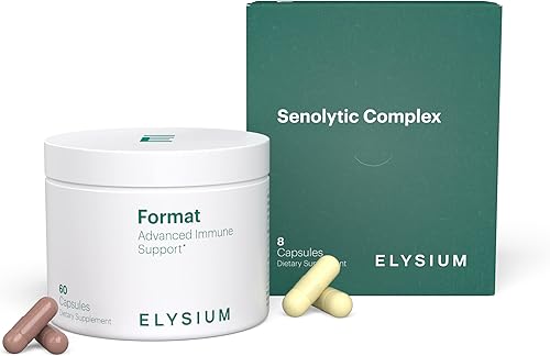ELYSIUM Format Suplemento de apoyo inmunológico – Suplemento de vitamina C, apoyo inmunológico, defensa inmunológica, complejo senolítico