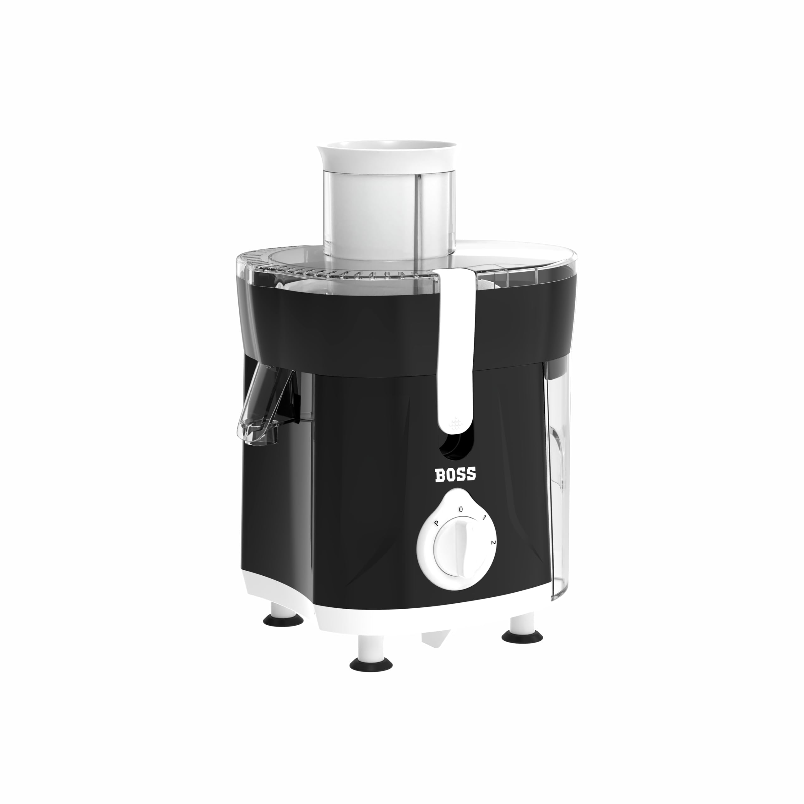 BOSS Aster Electric Juicer for Fruits & Vegetables Centrifugal Juicer 350 Watt | Juicer Mesh with SS Sieve & Pusher | Removable Pulp Container | 2 Year Warranty, Black-image-40